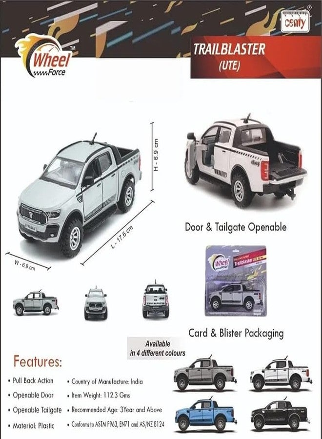 COLLEN ARRAY Pullback Trailblaster Tradee car Toy|Openable Trail gate and Front Doors|Pack of 1 car|You May GET Any Random COLOR-20 - Image 5